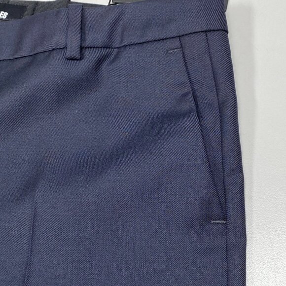 The Kooples Women’s Straight-Fit Wool Suit Pants – Navy Blue – Size 6 - Picture 8 of 9